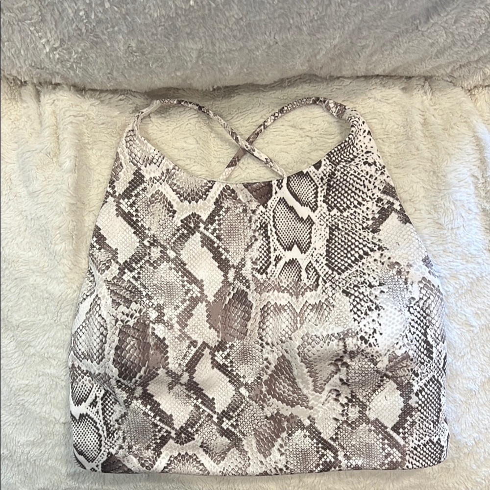 Victoria’s Secret Snake Print Sports Bra